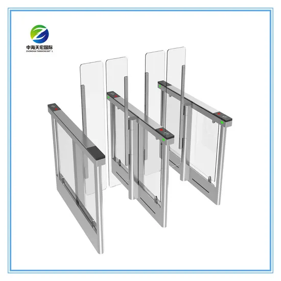 Stainless Steel Housing Optical Slim Speed Gate Turnstile 