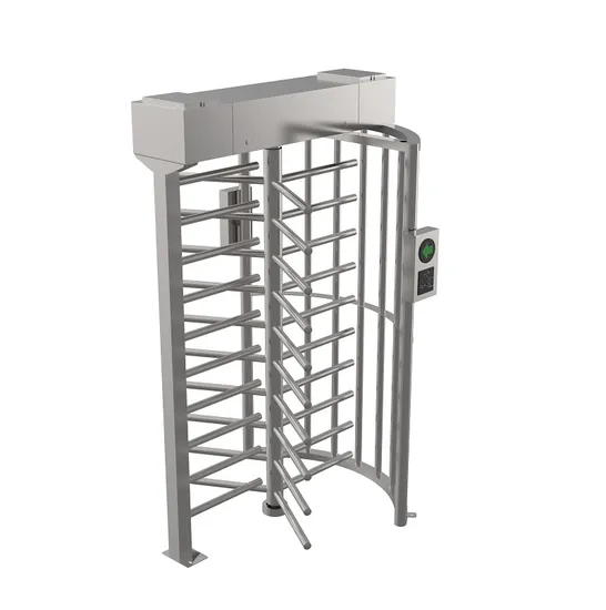 SS304 Stainless Steel Full Height Turnstile Barrier Gate for Customized 