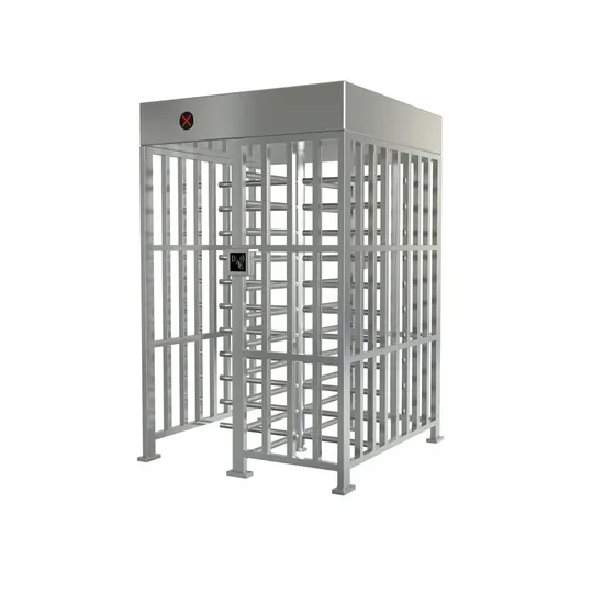Single Passage Automatic RFID Access Control Face Recognition Full Height Turnstile 