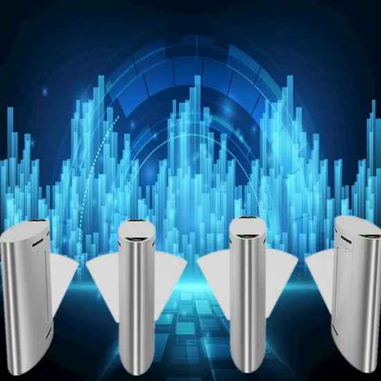 Face Terminal Recognition Bar Code Ticket Barrier Flap Turnstile Gate 