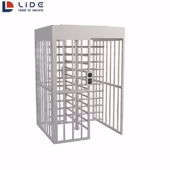 Full Height Access Control System Barrier Turnstile Gate with IC ID Card Reader for Office Building 