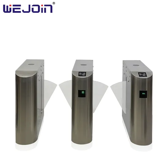 Office Building Full Automatic Face Recognition Access Control Flap Turnstile Gate 