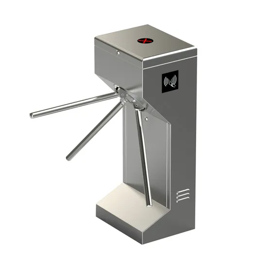 Bus Station Logo Customized Zkteco Access Control Half Height Security Turnstile Gate 