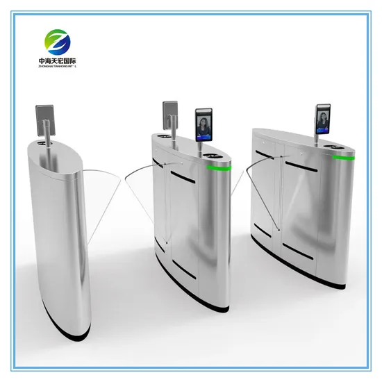 Face Recognition Control High Speed Flap Barrier Gate Turnstile 