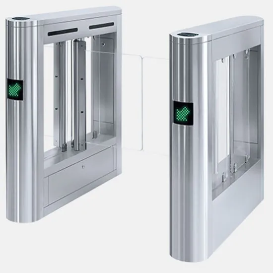 Glass Slim Speed Gate Lane Turnstile for Office Attendance Access Control 