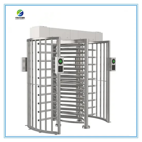 Industrial Pedestrian Face Access Control Full Height Turnstile for South Easy Asia 