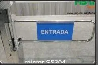 Customized Professional Stainless Electric Securely Control Barrier Gate Supermarket Turnstile 