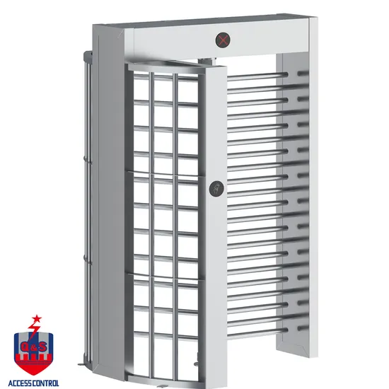 High Quality Face Recognition Time Attandene SS304 Full Height Turnstile 