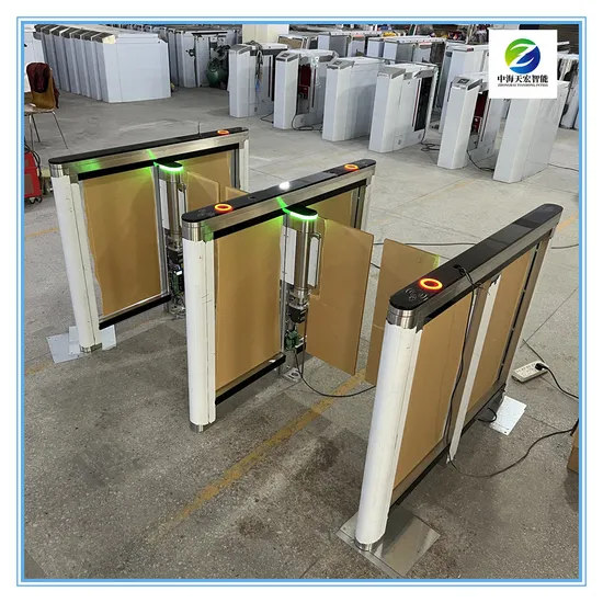 Auto Electronic Turnstile Gate Secure Biometric Controlled Speed Gate Turnstile 