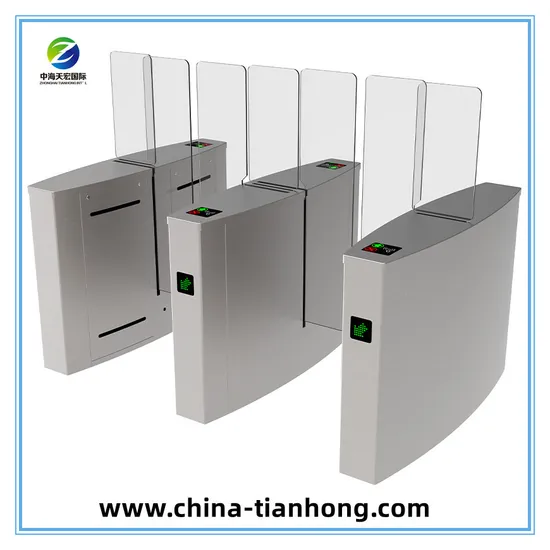 Access Control Stainless Steel Full Height Sliding Gate Turnstile 