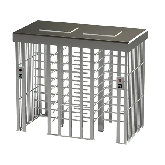 Professional Card Skimmer Swipe Entrance Full Height Turnstile 